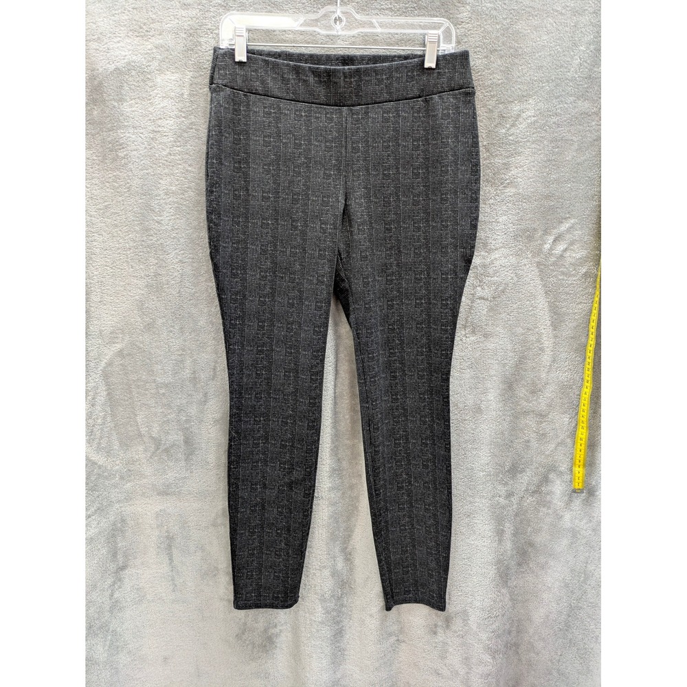 Business Casual Ponte Knit Pants Womens Medium Printed Stretch Office Wear‎
